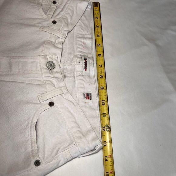 Re/Done White Levi’s Straight Leg Jeans Size 26 - Picture 8 of 13